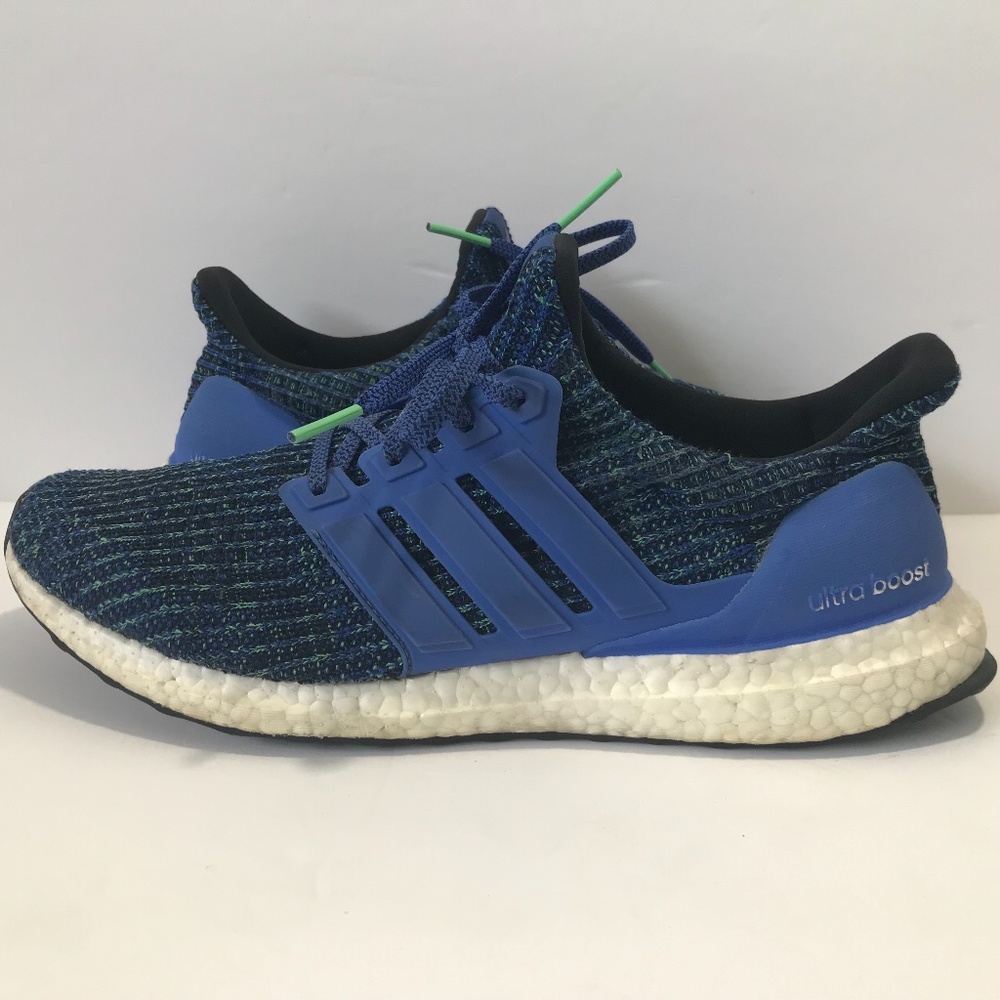 Adidas Ultraboost 4.0 Hi Res Blue Mens Running Shoes Size 9.5